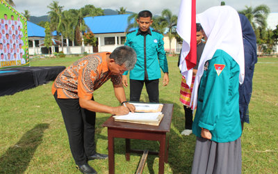 Sertijab Pengurus OSIS periode 2025-2026